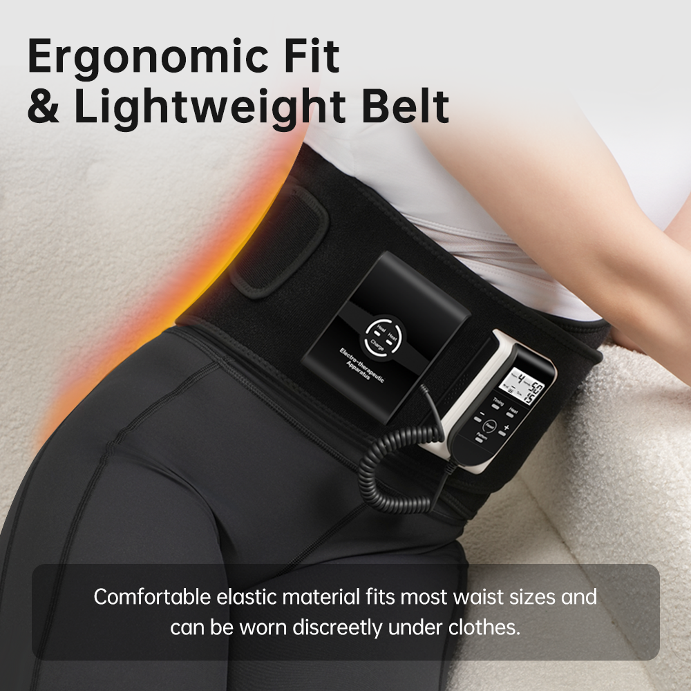 Wireless Heated Pulse Therapy Belt – Deep Muscle Relaxation & Lower Back Pain Relief