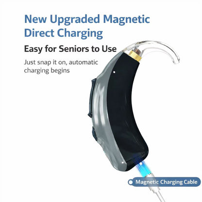 502B Smart In-Ear Hearing Aid with 64-Channel Processing & AI Noise Reduction