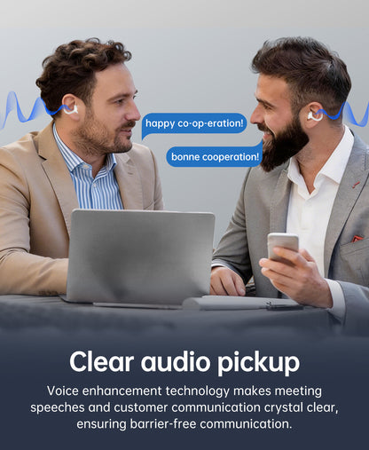 AI Rechargeable Clip-On Hearing Aids with App Self-Fitting