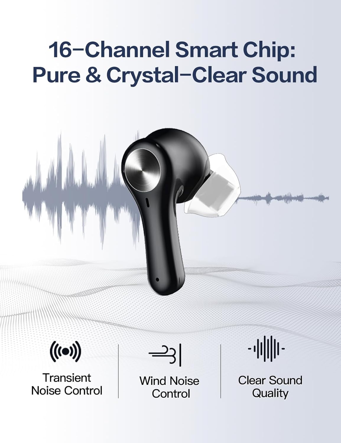 Coniler A28 Hearing Aids Rechargeable for Seniors, Crystal Clear Sound, Auto Bluetooth, Noise Cancelling, 16 Channel Digital Hearing Amplifier with Portable Charging Case