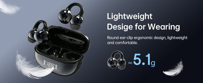 Coniler Rechargeable Open-Ear Clip-On OTC Hearing Aids for Adults