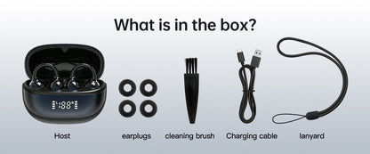 Coniler Rechargeable Open-Ear Clip-On OTC Hearing Aids for Adults